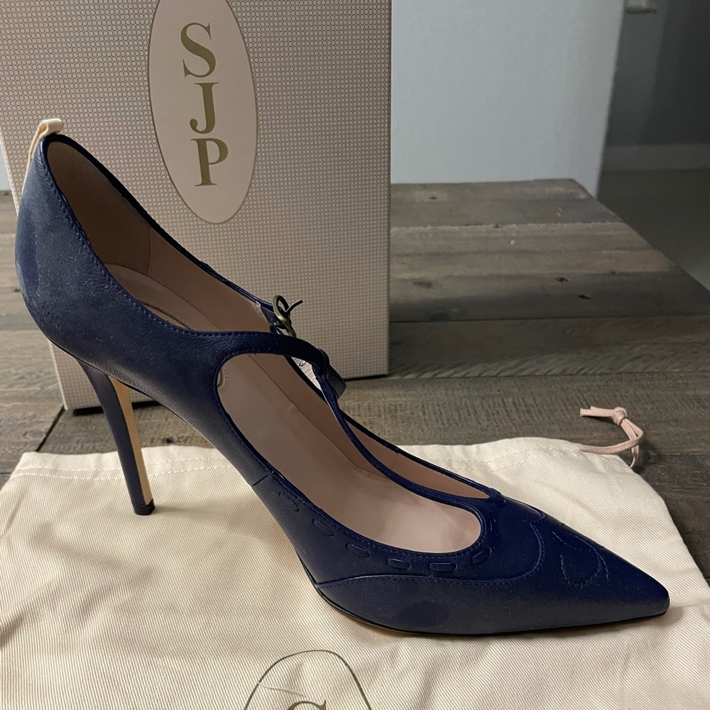 SJP Navy Blue Heels